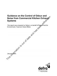 Guidance on the Control of Odour and Noise from …