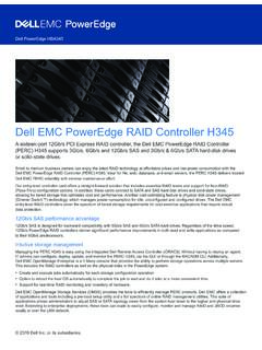 Dell EMC PowerEdge RAID Controller H345