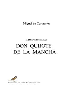Don Quijote de la Mancha - daemcopiapo.cl