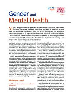 Gender - World Health Organization