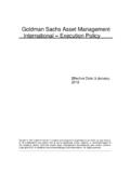Goldman Sachs Asset Management International …