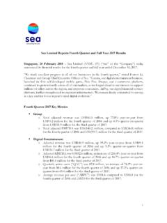 Sea Limited Reports Fourth Quarter and Full Year …