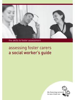 assessing foster carers a social worker’s guide - Overview
