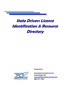 State Drivers License Identification &amp; Resource Directory