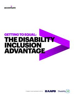 Getting to Equal: The Disability Inclusion ... - Accenture