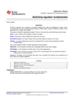 Switching regulator fundamentals (Rev. C) - Texas …
