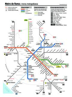Metro de Roma y trenes metropolitanos - …