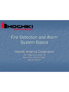 Fire Detection and Alarm System Basics - Eastern Kentucky …