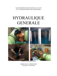 COURS hydraulique g&#233;n&#233;rale MEPA - unistra.fr