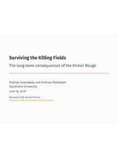 Surviving the Killing Fields - EH.net