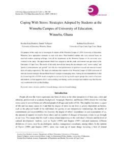 13-Coping with Stress Strategies Adopted by Students at ...