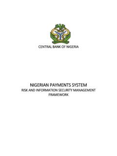 NIGERIAN PAYMENTS SYSTEM - Central Bank of Nigeria