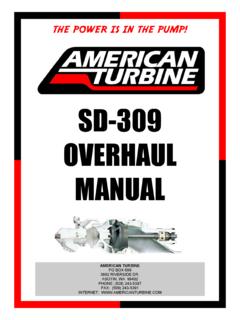 SD-309 Overhaul Manual - Welcome To American Turbine