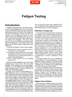 Fatigue Testing - ASM International