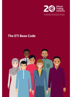 The ETI Base Code - Ethical trade