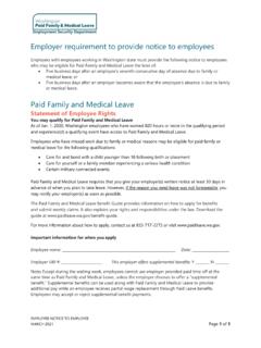 Employer requirement to provide notice to employees Paid ...