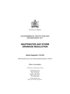 WASTEWATER AND STORM DRAINAGE REGULATION