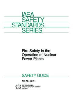 IAEA SAFETY STANDARDS SERIES - IAEA Scientific …