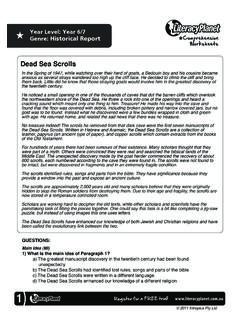 Dead Sea Scrolls - Amazon S3
