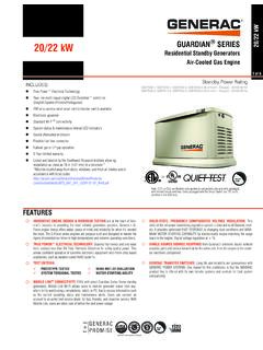Air-Cooled Gas Engine - Generac Power Systems