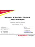 Mahindra &amp; Mahindra Financial Services Limited