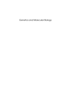 Genetics and Molecular Biology - Johns Hopkins University