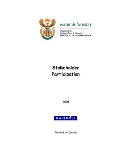 PFM Guideline for Stakeholder Identification, …