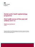Dental public health epidemiology programme …