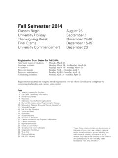 Fall Semester 2014 - Iowa State University