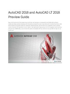 AutoCAD 2018 Preview Guide FINAL - Autodesk