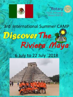 3rd International Summer CAMP The Riviera Maya