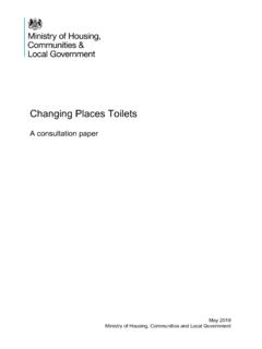 Changing Places Toilets - GOV.UK