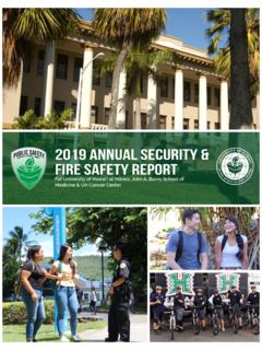 Annual Security Report 2018 - manoa.hawaii.edu