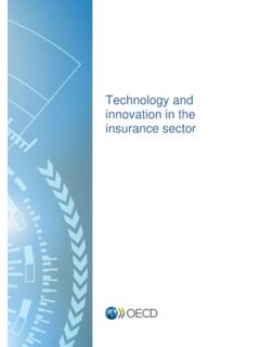 Technology and innovation in the insurance sector - OECD