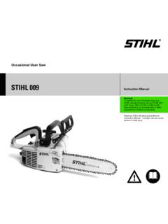 Instruction Manual - STIHL