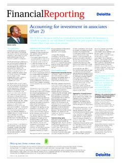 Accounting for investment in associates (Part 2)