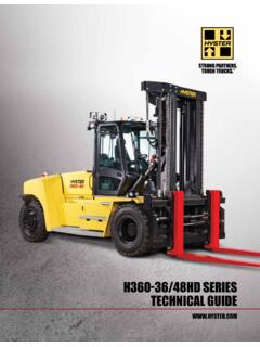 H360-36/48HD SERIES TECHNICAL GUIDE - Hyster