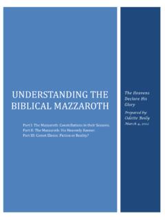 Understanding the Biblical Mazzaroth - Numbers1317