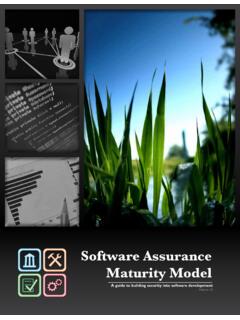 Software Assurance Maturity Model (SAMM)