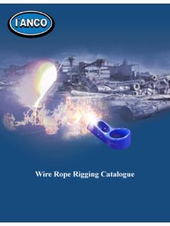 Wire Rope Rigging Catalogue - iancoproducts.com