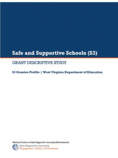 S3 Grantee Profile | West Virginia Department of Education
