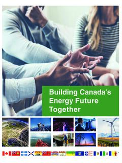 Building Canada’s Energy Future Together - nrcan.gc.ca
