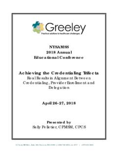 Achieving the Credentialing Trifecta - nysamss.org