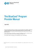 The BlueCard Program Provider Manual - Blue Cross Blue ...