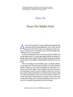 Chapter One Down the Rabbit-Hole - Princeton University