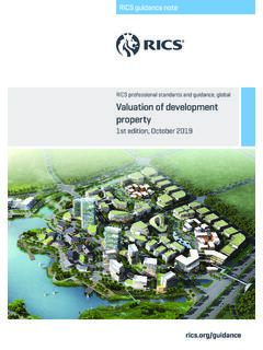RICS professional standards and guidance, global Valuation ...