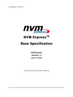 NVM Express TM