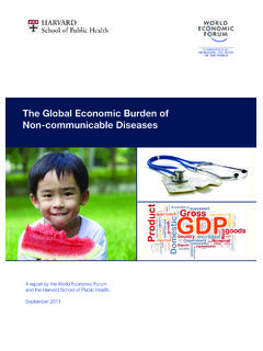 The Global Economic Burden of Non-communicable Diseases