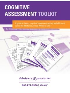 Cognitive Assessment Toolkit - Alzheimer's Association