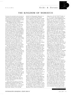 THE KINGDOM OF MOROCCO - ASPRS